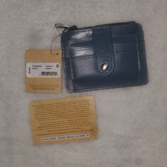 PATRICIA NASH Cassis ID Card Case Wallet - Distressed Vintage Mirage - Picture 5 of 7